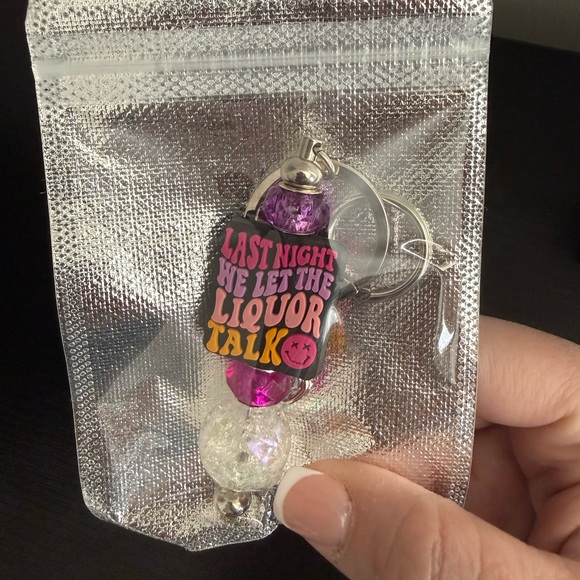 Colorful Beaded Keychain - Picture 2 of 2